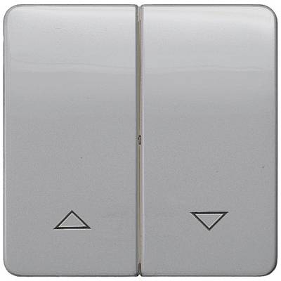 A double light switch with up and down arrow symbols, possibly for blinds or curtains.