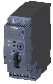 A grey-black electrical device with displays and a rotary switch. 'Warning' is written at the top.