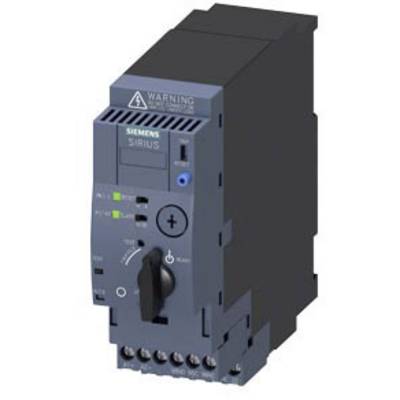 A grey-black electrical device with displays and a rotary switch. 'Warning' is written at the top.
