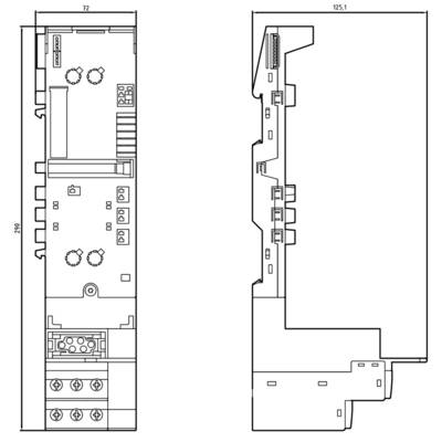 Siemens 3RK19030AK00 3RK1903-0AK00 PLC terminals 500 V AC-3