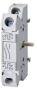 A single relay in close-up with screw terminals, numbered from 14 to 24.