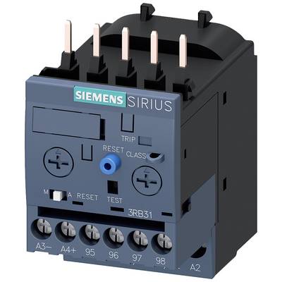 A Siemens thermal relay from the Sirius series. The device has connections and adjustment options for protective functions.