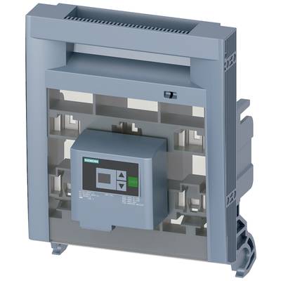 A grey-blue electrical circuit breaker with a digital display and control buttons, used for regulating and monitoring electrical circuits.