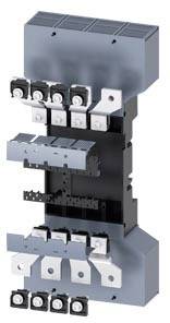 An electrical circuit component with multiple connection terminals. The component is used for controlling industrial processes.