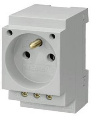 Siemens Switch product range   Socket Delta Grey 5TE6803 1 pc(s)