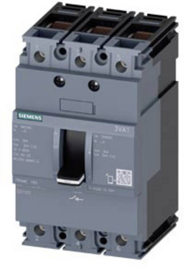 Circuit breakers    3-pin  160 A  690 V AC  Siemens 3VA11161AA360AA0