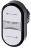 Siemens 3SU10003AB660AM0 3SU1000-3AB66-0AM0 Double head pushbutton momentary (W x H) 29.8 mm x 57.7 mm IP66, IP67, IP69/IP69K 1 pc(s) Piece