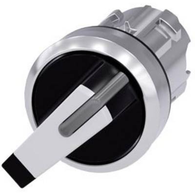 Control knob with black and silver surface, indicating zero position. Suitable for controlling electrical devices.