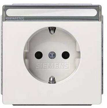 Siemens Switch product range   PG socket Delta White 5UB1857 1 pc(s)