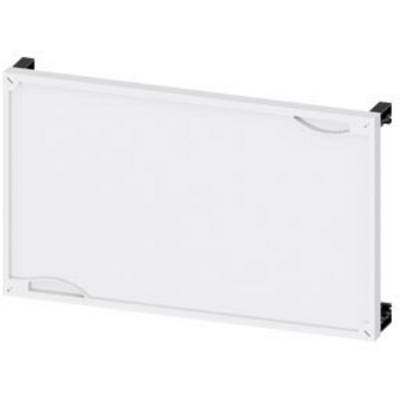 White, rectangular ventilation grille cover with a discreet design, suitable for wall or ceiling mounting.