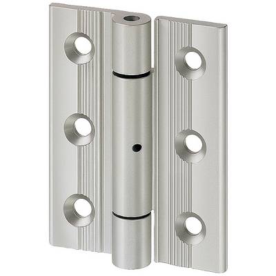 Metal fitting: Folding hinges with five screw holes, suitable for doors.