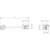 Technical drawing of an adjustable device with dimensions: Total length 447 mm, front section 104.6 mm, width 70.8 mm, height 75 mm.