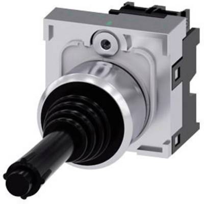 Joystick in a grey mount, typically used for control purposes.