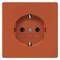 An orange Siemens socket, suitable for special installations or safety applications.