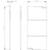 Technical drawing of a rectangular object with dimensions 141.7 x 62.7 x 3.7, shown in side and front view.