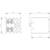Technical drawing of an electrical relay with housing dimensions: 36x37.5 mm front view, 48.1x43.7 mm side view. Shows connection configuration.