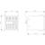 Technical drawing of an electrical relay with dimensions: Width 36 mm, Height 41.5 mm, Depth 52.6 mm. Shows contact points and terminals.