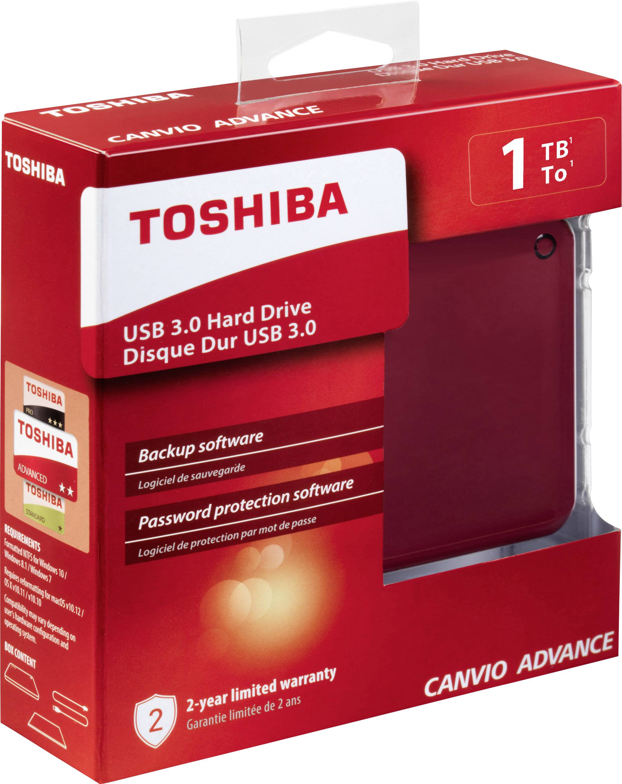 Внешний hdd toshiba canvio advance 1 тб обзор