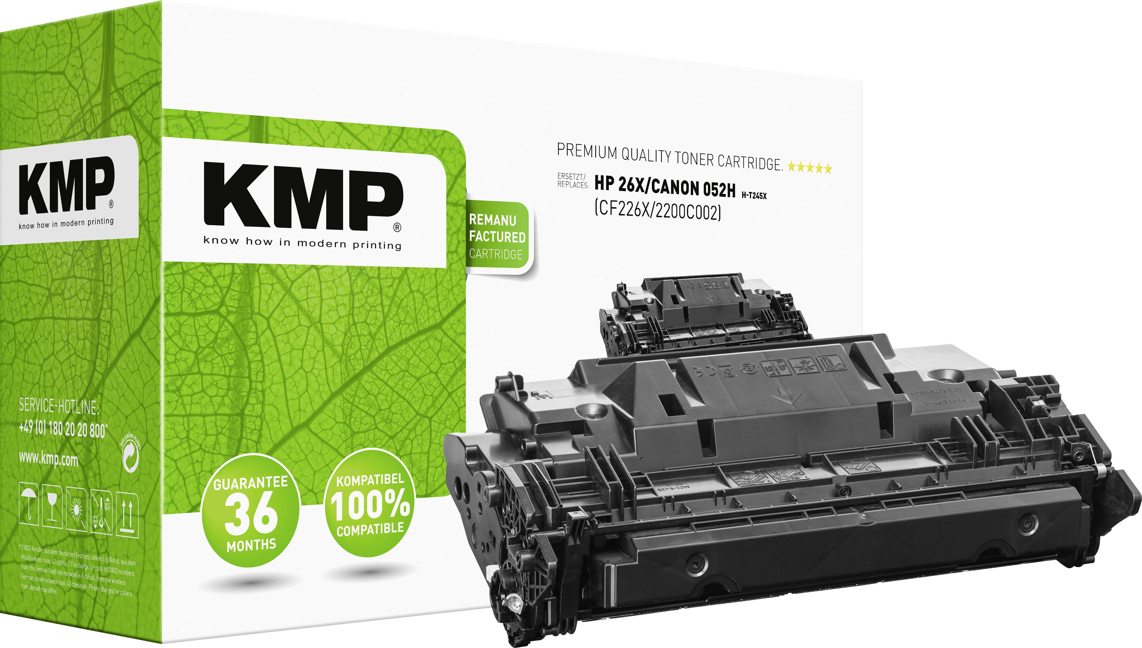 KMP Toner replaced HP 26X, CF226X Compatible Black 12000 Sides H-T245X 2539,3000