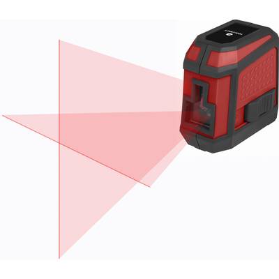 TOOLCRAFT CL12 Cross line laser Incl. bag, Self-levelling Range (max.): 12 m-6