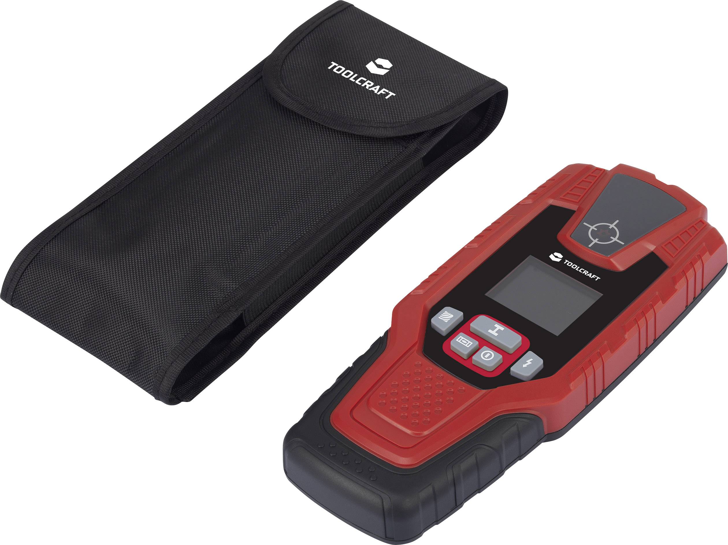 TOOLCRAFT Detector TO-5137836 Locating depth (max.) 100 mm Suitable for Wood, Non-ferrous metal, Ferrous metal, Live wir-1