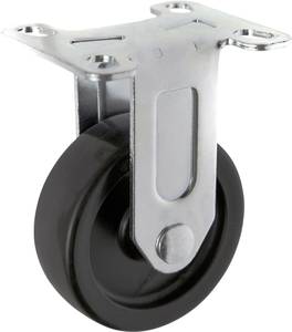 TOOLCRAFT TO-5137908 Bockrolle with mounting plate 75 mm polypropylene  Load capacity (max.): 70 kg