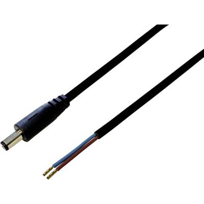 TRU COMPONENTS TC-2511294 Low power cable Low power plug - Open cable ends 5.50 mm 2.10 mm   30.00 cm 1 pc(s) 