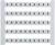 A white square grid with black letter 'A's in each cell, evenly distributed across seven horizontal rows.