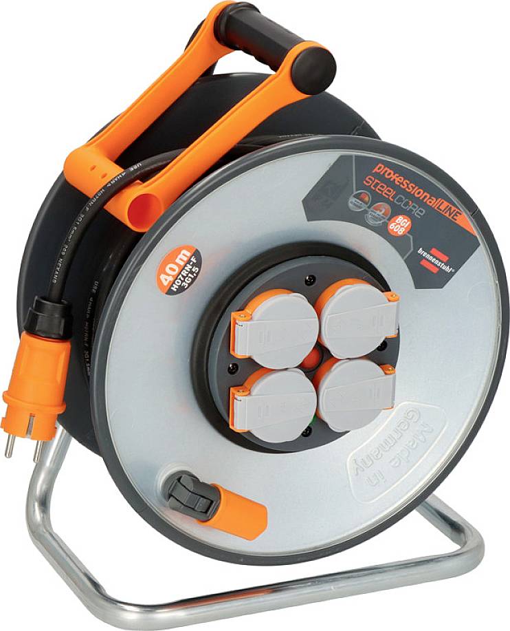 Brennenstuhl professionalLINE 9191400100 Cable reel 40.00 m Black PG plug-2
