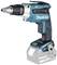 A cordless Makita battery-powered screwdriver, model DFR450Z, with a blue and black casing. Suitable for construction and DIY work.