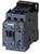 A blue electric contactor by Siemens, Sirius model, with multiple connection terminals visible at the front.