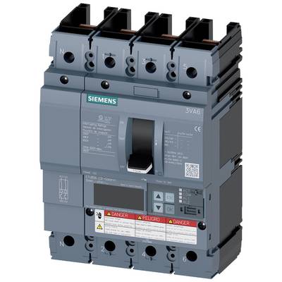 Siemens switch in grey with multiple switches and 'Danger' labels