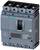 Electric power switch with Siemens logo and control buttons, displaying technical specifications and switching functions.