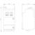 'Dimensional drawing of an electronic device with side and front views. Dimensions: width 33.5 mm, height 64.1 mm.'