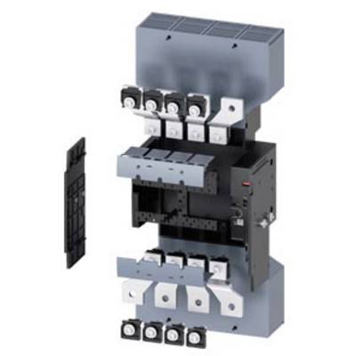 Electrical junction box with multiple connections and screws for distributing power in a technical device.