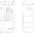 Technical drawing of a Siemens contactor with dimensions: Width 25.7 mm, Depth 28.6 mm, Height 65.1 mm. Front and right view.