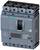 Circuit breaker with Siemens logo and model number '3VA2'. Shows switch positions, LEDs and operating controls.