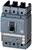 Siemens circuit breaker, model 3VA5, primarily grey with black elements. Main switch in central position.