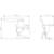 Technical drawing of a hinge with dimensions: 107.6 mm wide and 84.5 mm high. Side view shows details at 57 mm depth.