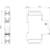 Technical drawing of an electrical component with dimensions: Height 108.8 mm, Width 70.8 mm, Depth 55.1 mm. Marking '55451-7HN641'.