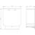 Drawing of a rectangular construction with dimensions 136.8 cm width, 64.9 cm depth, and 115.6 cm height. Shows front and side views.