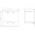 Technical Drawing of a Rectangular Object with Dimensions: Width 105, Height 97.8 and Depth 64.9. Front and Side View.