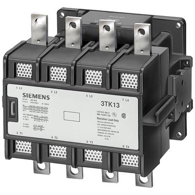 'Siemens 3TK13 industrial contactor, three-pole, suitable for motor protection and load control in electrical switchboards.'