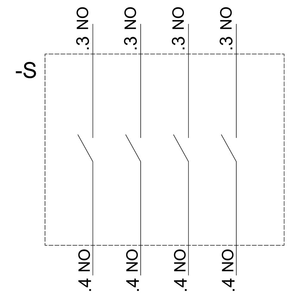 'Schering Diagram: Three stepped chains connected in parallel with a continuous electrical circuit.'