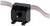 Black electrical switch by Siemens connected with red and grey cable, suitable for industrial applications.