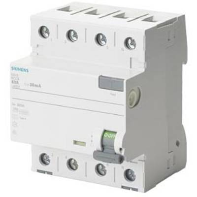Siemens 5SV33443 5SV3344-3 RCCB F 40 A 0.03 A 400 V
