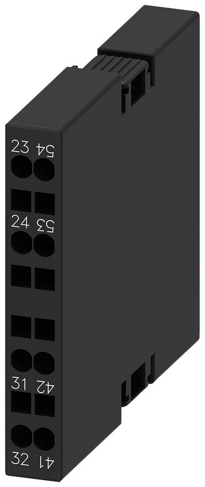 Black electric module with plug connections and numbered terminal blocks on the front panel.