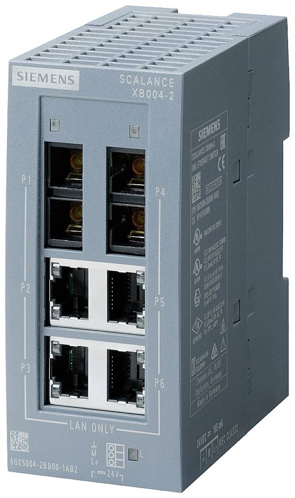 Siemens 6GK50042BD001AB2 6GK5004-2BD00-1AB2 Industrial Ethernet switch 10 / 100 MBit/s