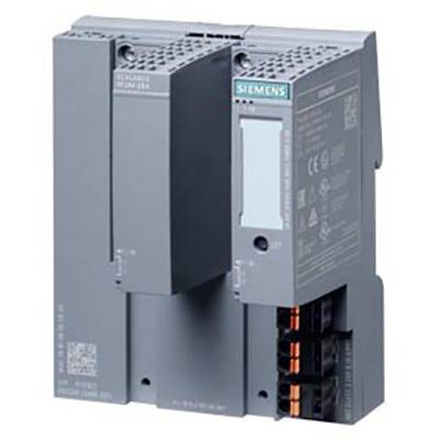A grey electronic module with multiple connections, used for control or automation in industrial applications.