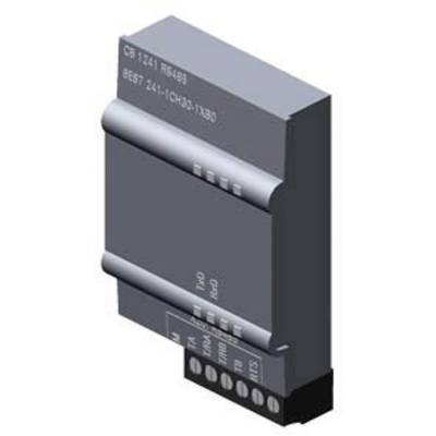 An electrical device with the inscription 'CB 1241 RS485' and '6ES7 241-1CH30-1XB0', contains multiple connectors on its underside.